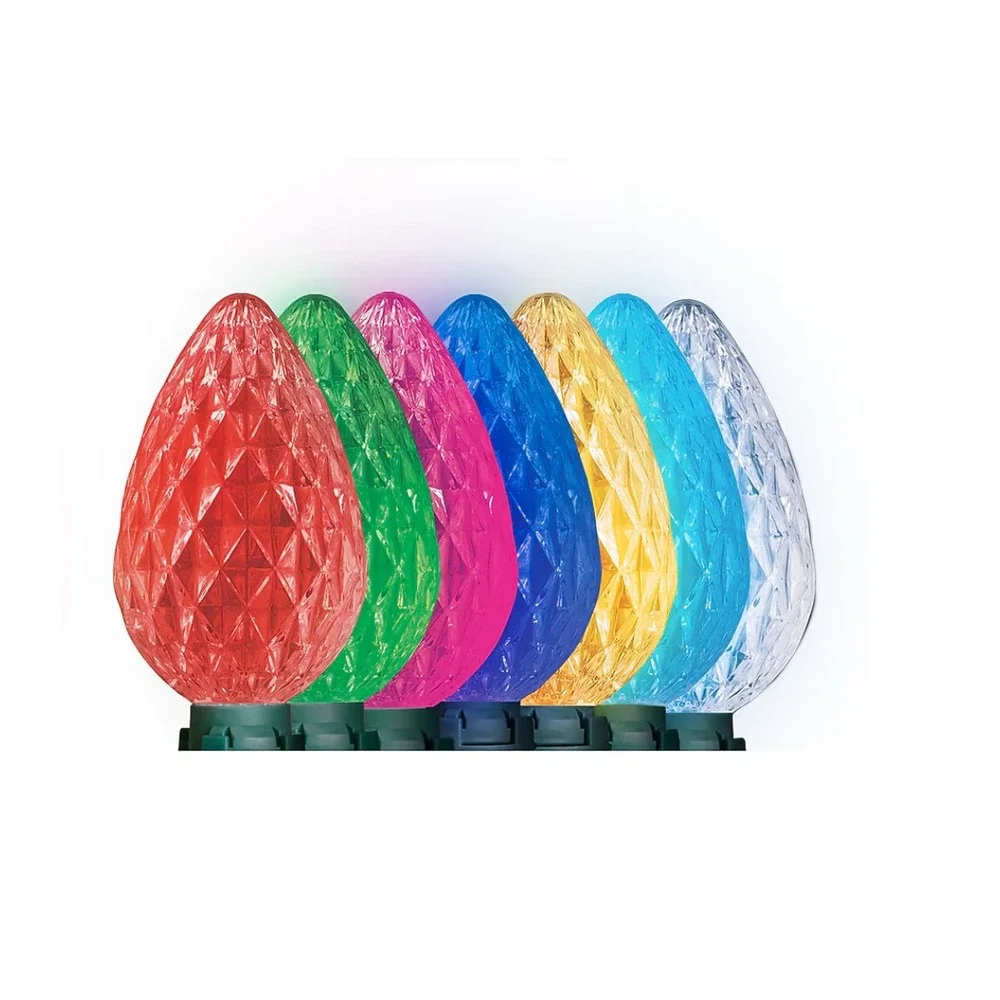 8 GE Color Effects‎ RGB G-60 LED Multicolor Multi-function Pathway Light Bulbs